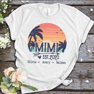 Mimi Est Persoanlized Name Tshirt